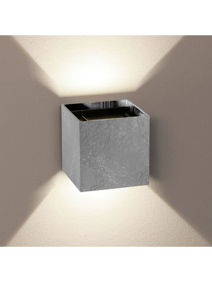 s.LUCE Ixa Abdeckung quadratisch für Ixa Basis in Blattsilber günstig kaufen 10 cm