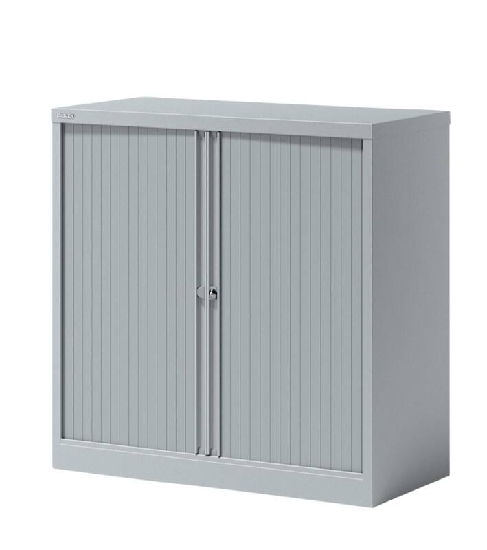 Bisley Rollladenschrank Essentials Lichtgrau 1.000 x 470 x 1.015 mm