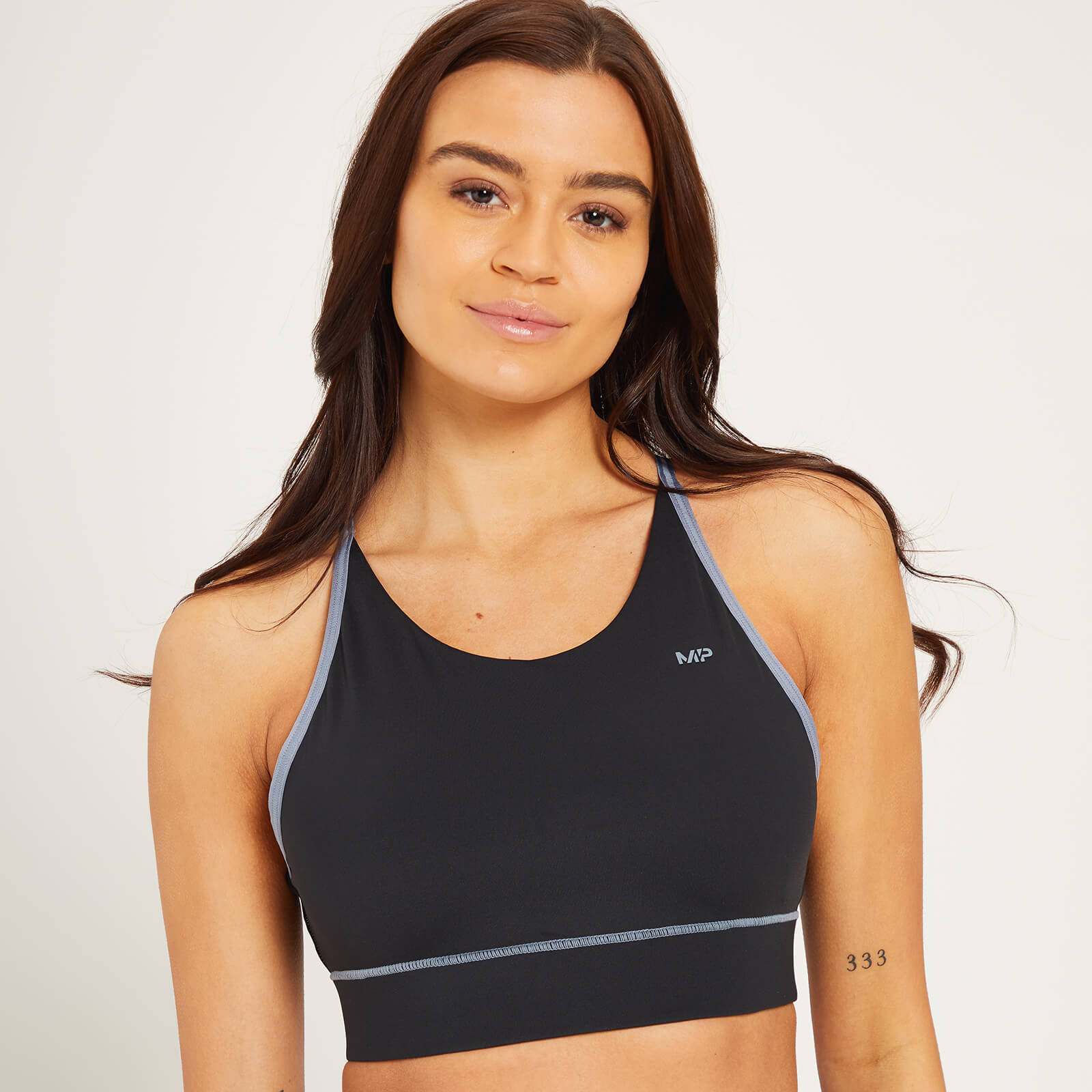 Brassière de sport réversible MP Adapt pour femmes – Noir/Galaxie