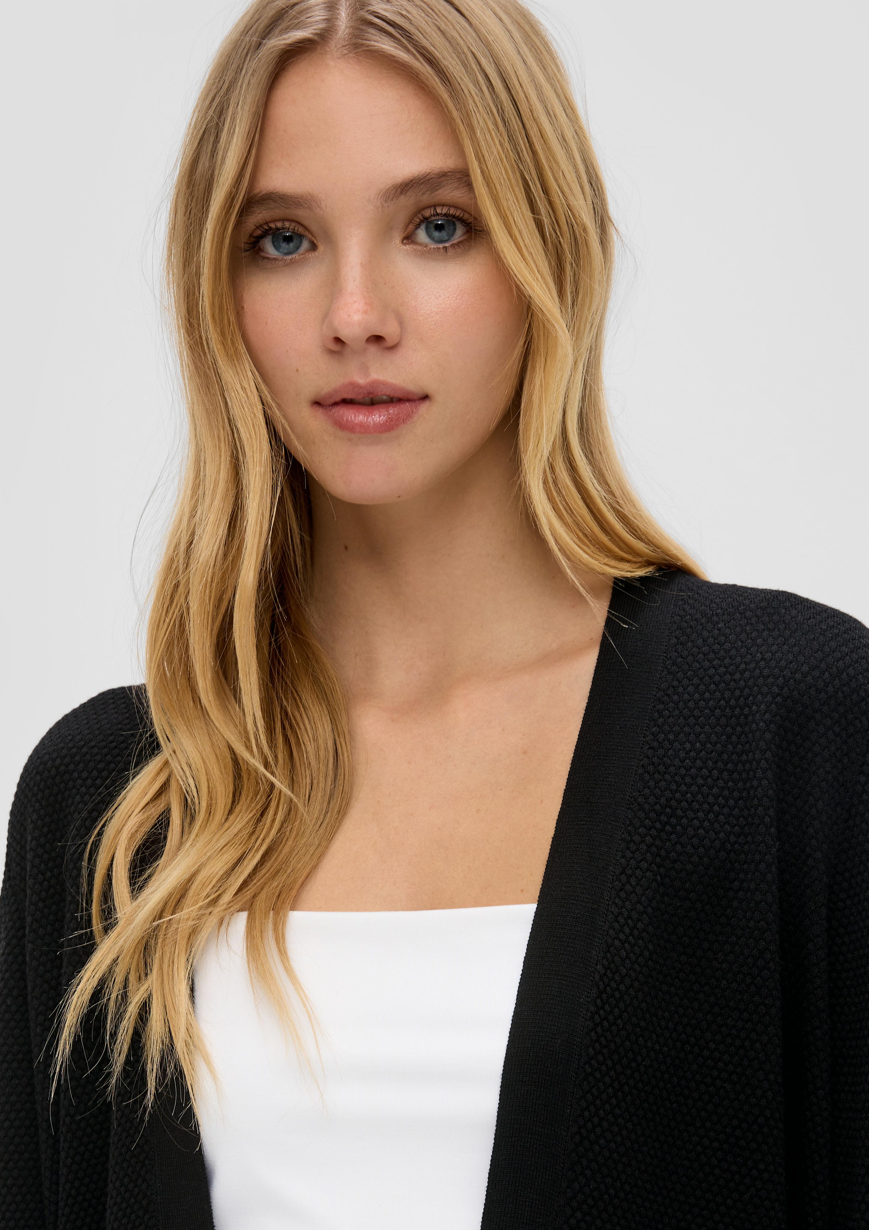 Strickjacke aus Viskosemix  2140706-9999