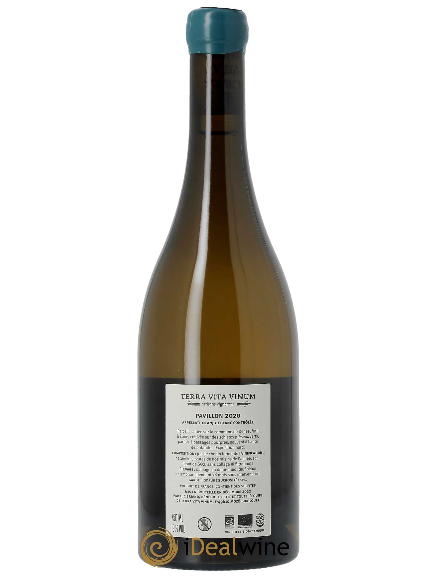 Anjou Pavillon Terra Vita Vinum  2020 - Lot de 1 Bouteille