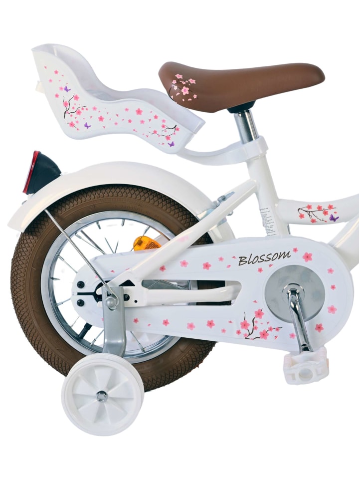 Volare Kinderfahrrad Blossom für Mädchen 12 Zoll Kinderrad in Weiß 3 Jahre günstig kaufen onesize