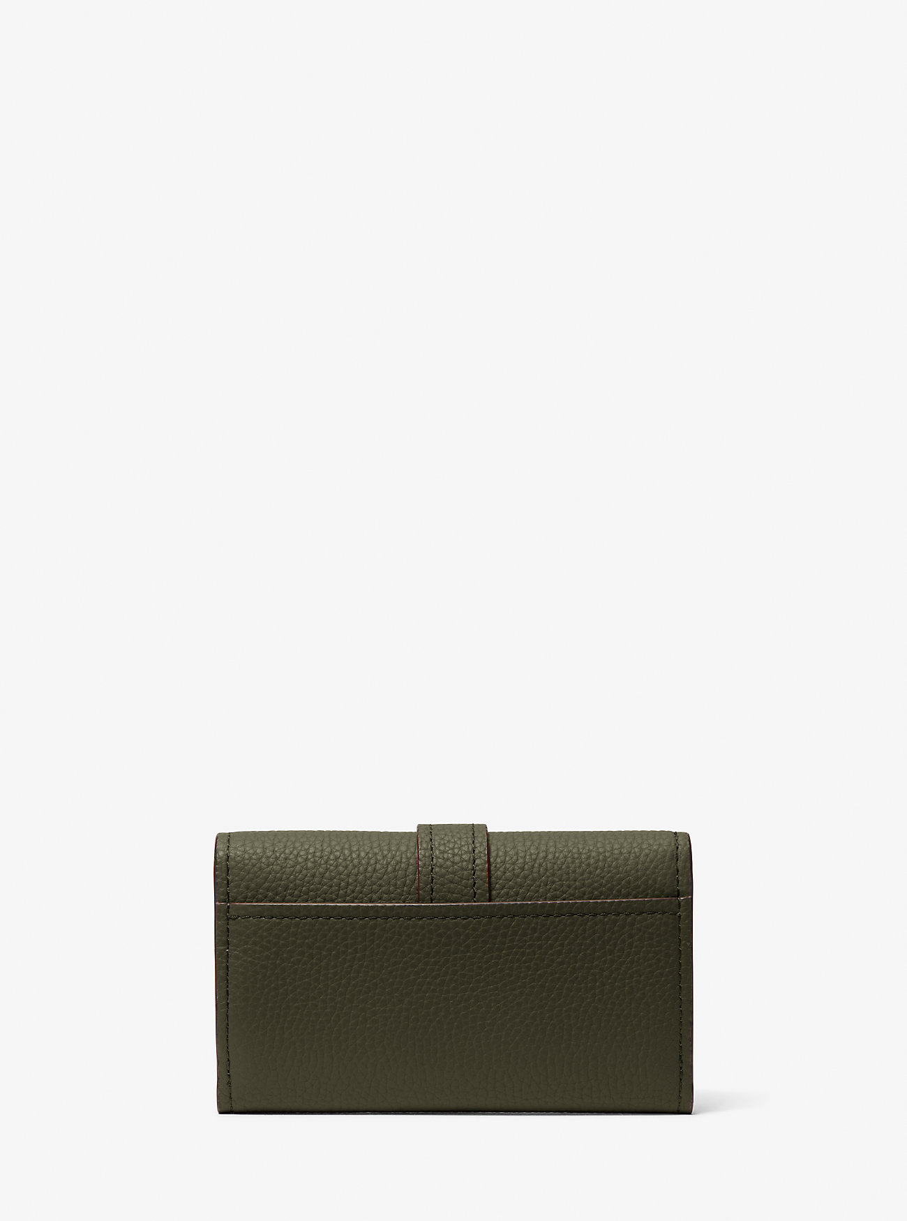 Nolita Medium Pebbled Leather Tri-Bold Lommebok - IVY