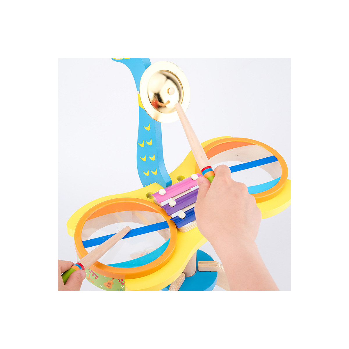 Schlagzeug Multifunktionales Musikspielzeug für Kinder Rhythmusinstrumente