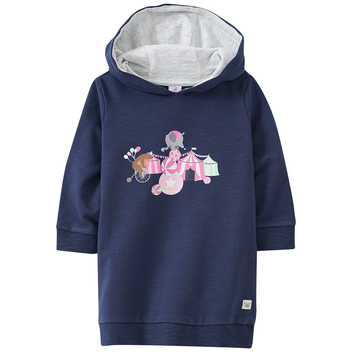 Baby Sweatkleid mit Kapuze