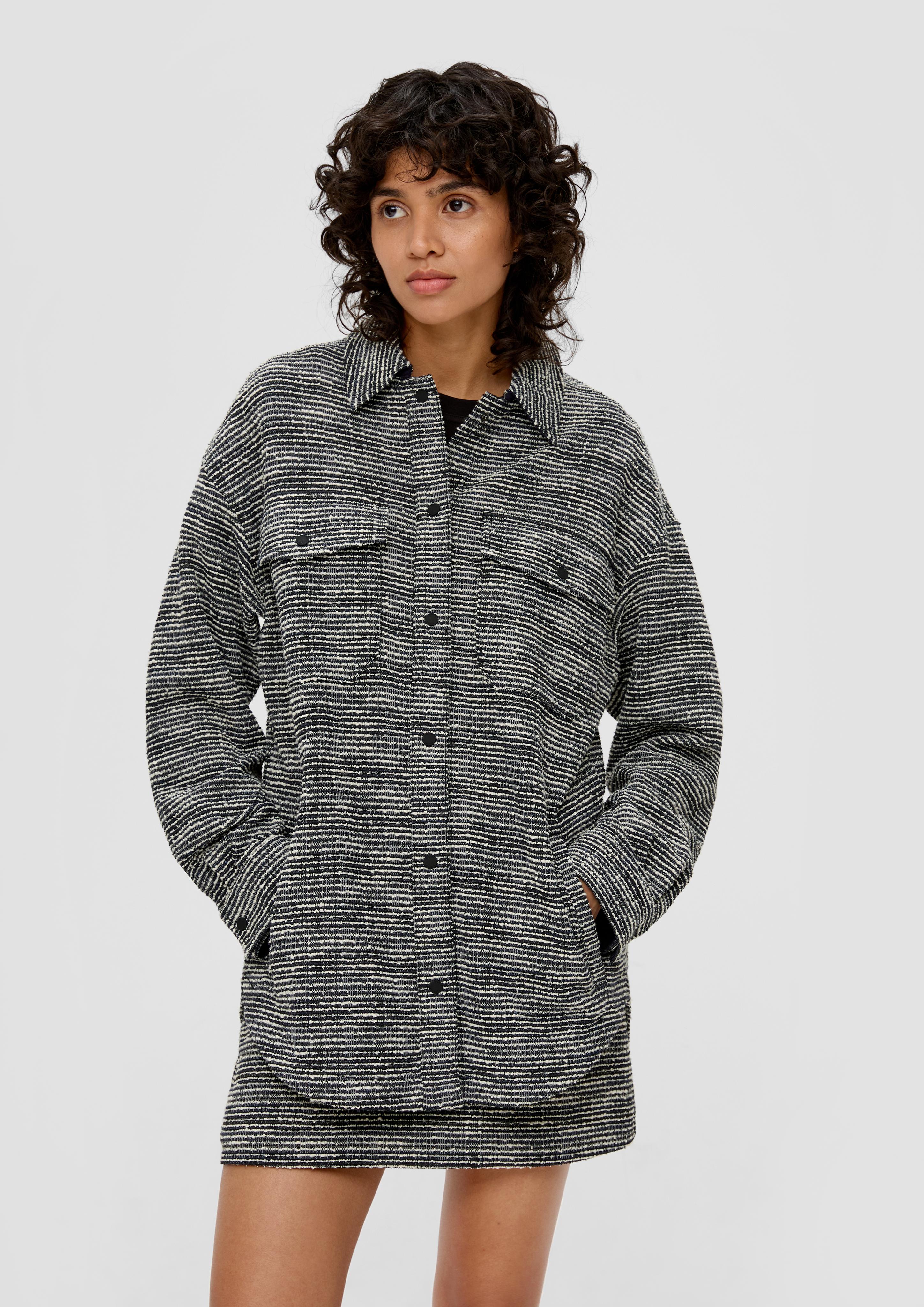 Oversize-Hemd aus Bouclé  2136138-5959