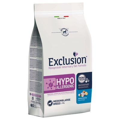 Kombipaket: 12 kg / 12,5 kg + 6 x 400 g Exclusion im Set