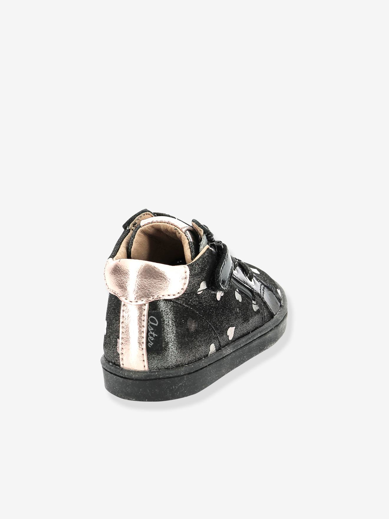 Bottines en cuir fille Wouhou ASTER® marine