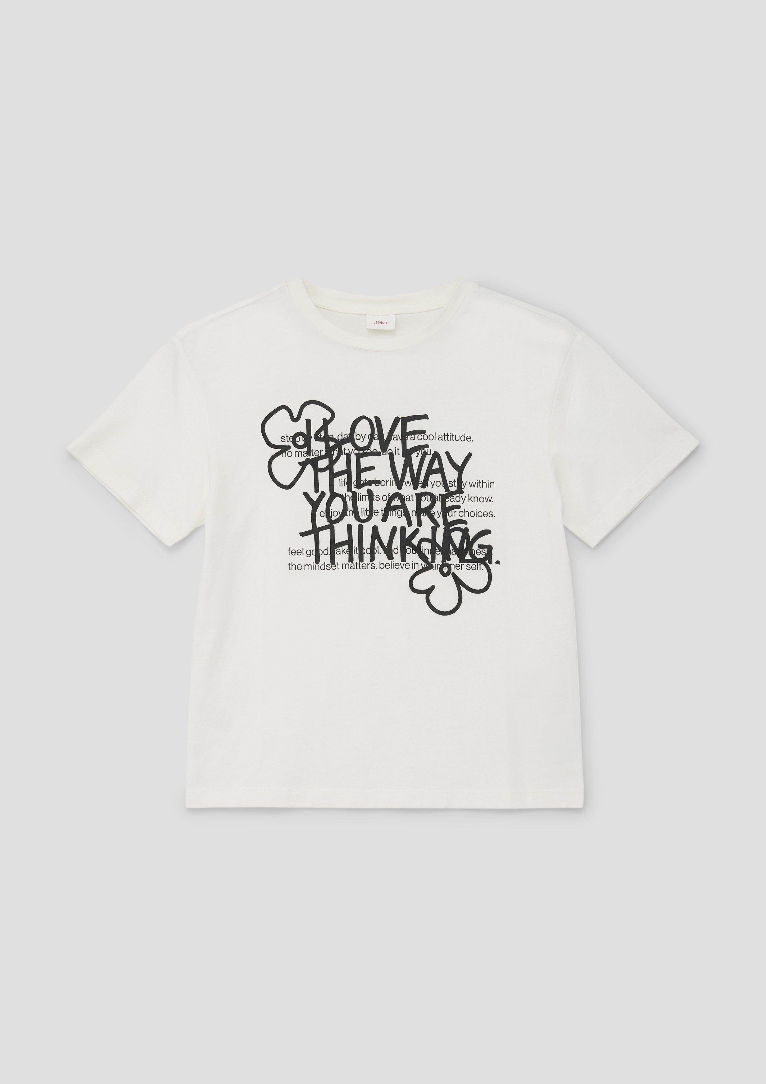 T-Shirt mit Frontprint  2140205-0210