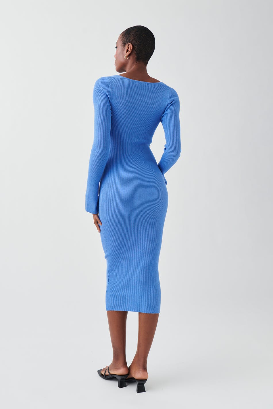 Knitted midi dress