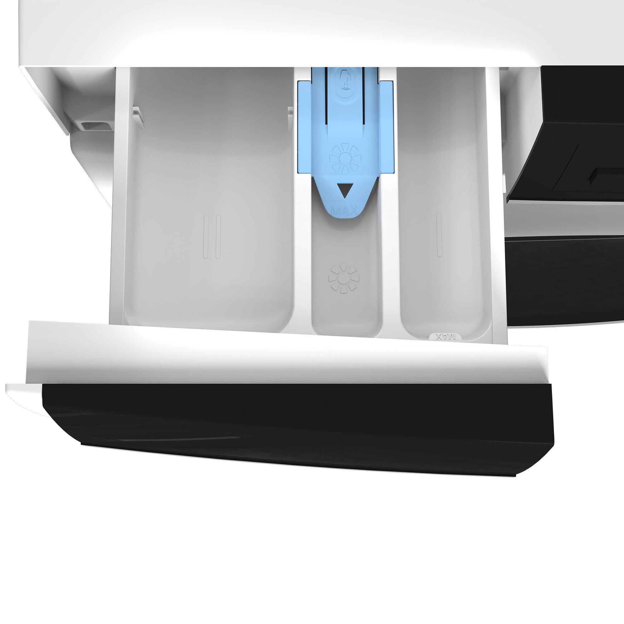 Sharp Waschmaschine ES-BRO014WA-DE, 10,00 kg, 1400 U/min, Aquastop, Dampffunktion, Kindersicherung, Advanced Inverter Motor