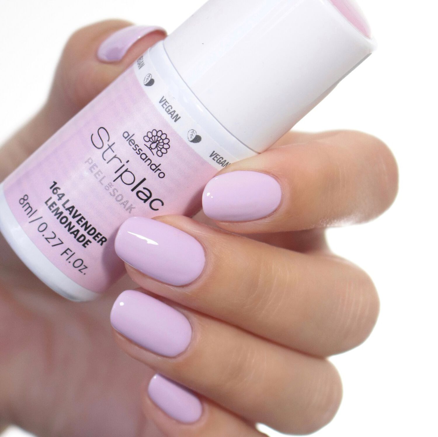 Alessandro Striplac Peel or Soak Vernis Semi-permanent - 164 Lavander Lemonade