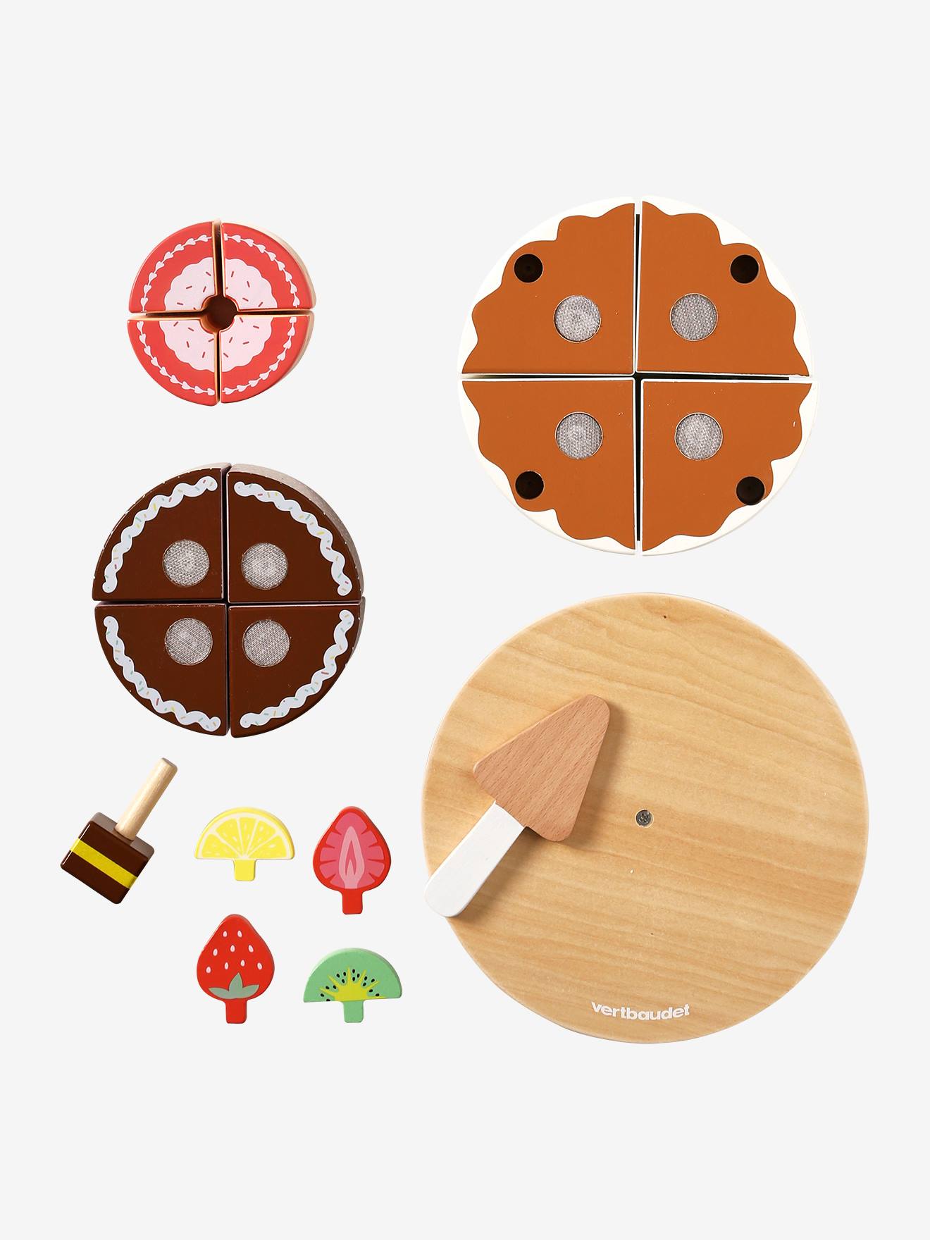 Vertbaudet Kinder Obsttorte aus Holz FSC - weiß