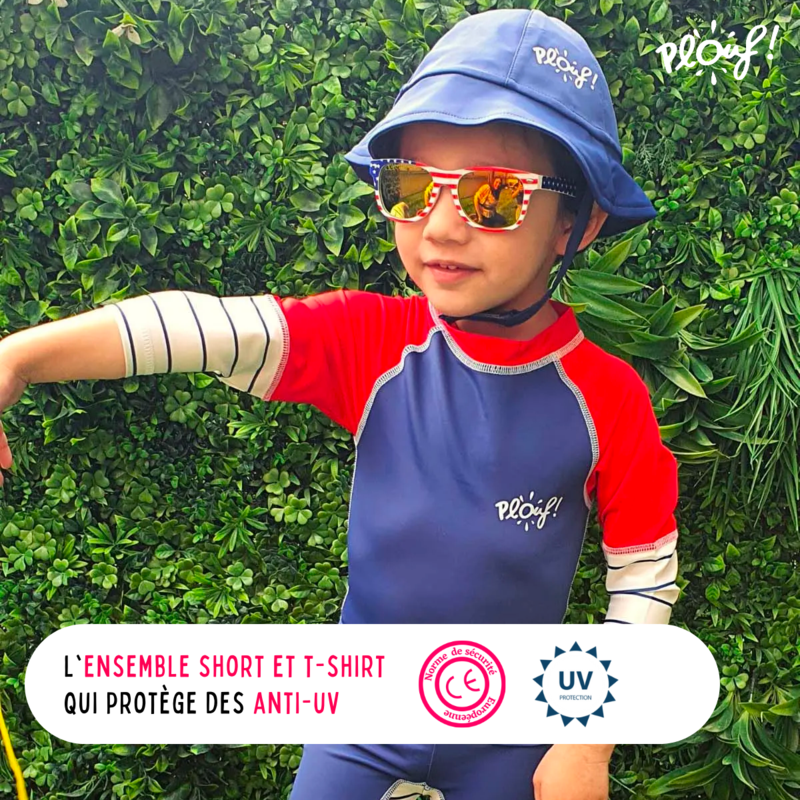 Ensemble Anti-UV : Marin Bleu