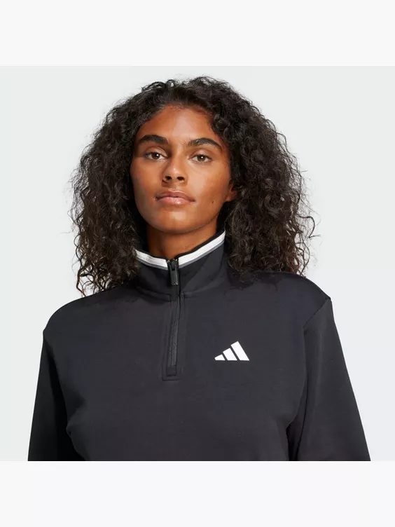 adidas Essentials Color Pop French Terry Crop Quarter-Zip Originals Jacke