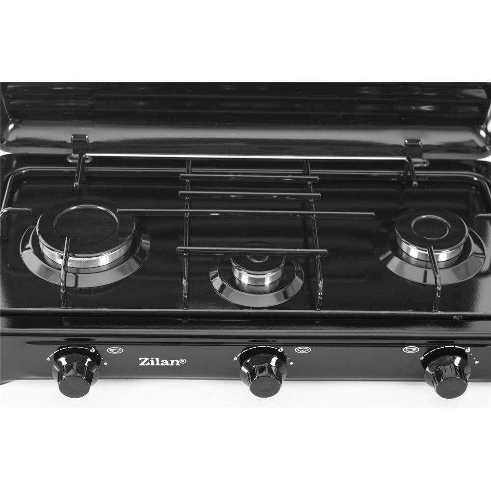Zilan Gaskocher ZLN-0032, (Set), Nutzbar mit Butan / Propan - Gas oder LPG-Mischung (Flüssiggas)