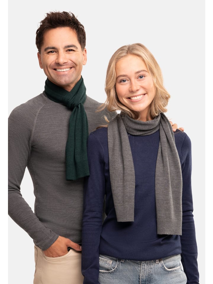 DANISH ENDURANCE Wollschal Merino in dark grey günstig kaufen onesize