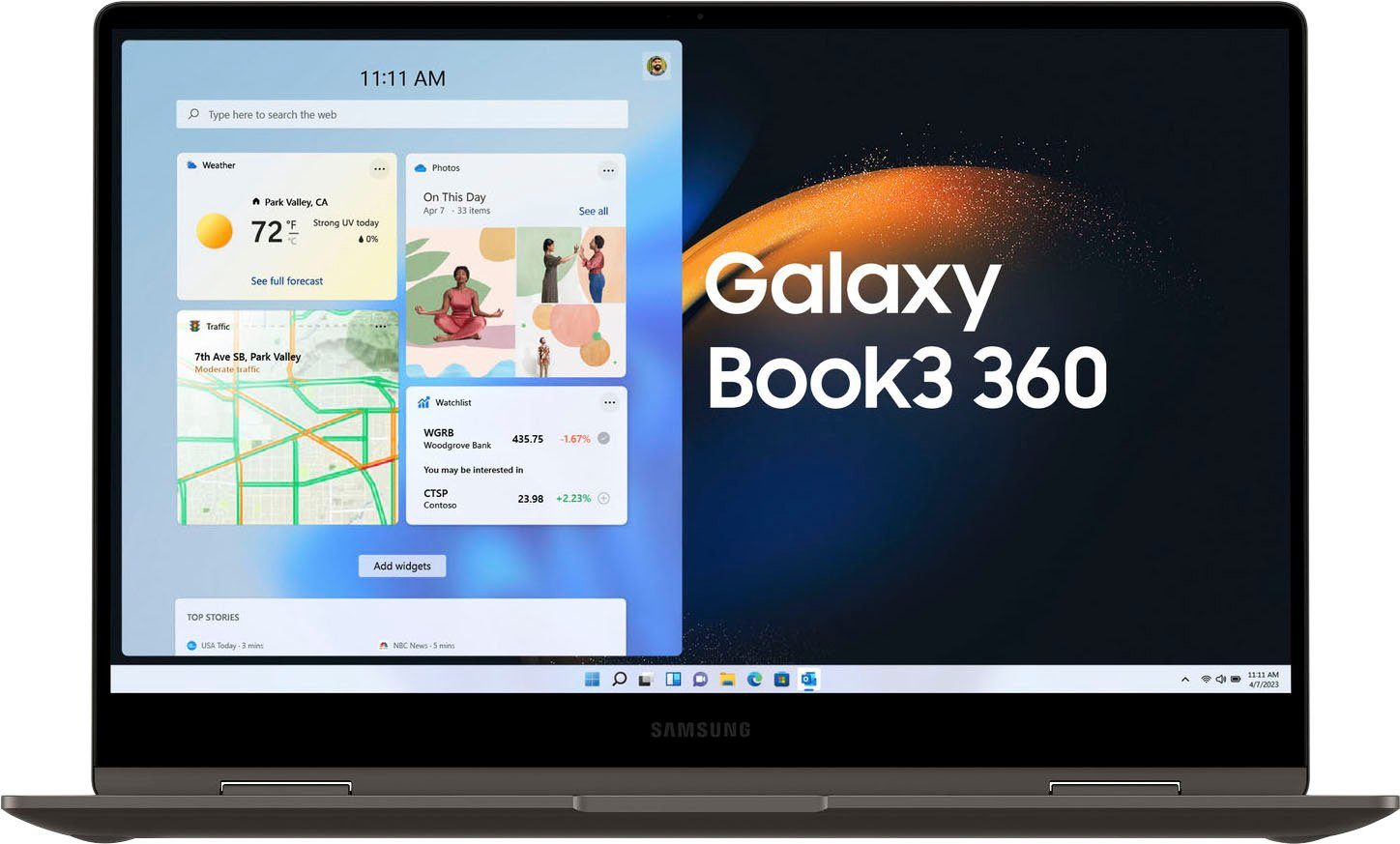 Samsung Galaxy Book3 360 Notebook (33,78 cm/13,3 Zoll, Intel Core i7 1360P, Iris Xe Graphics, 1000 GB SSD)