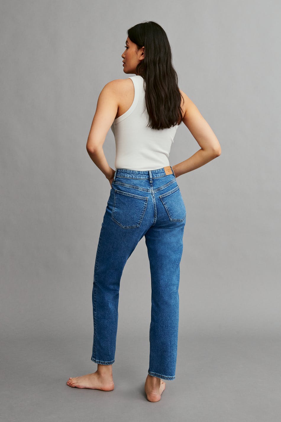 Straight stretch jeans