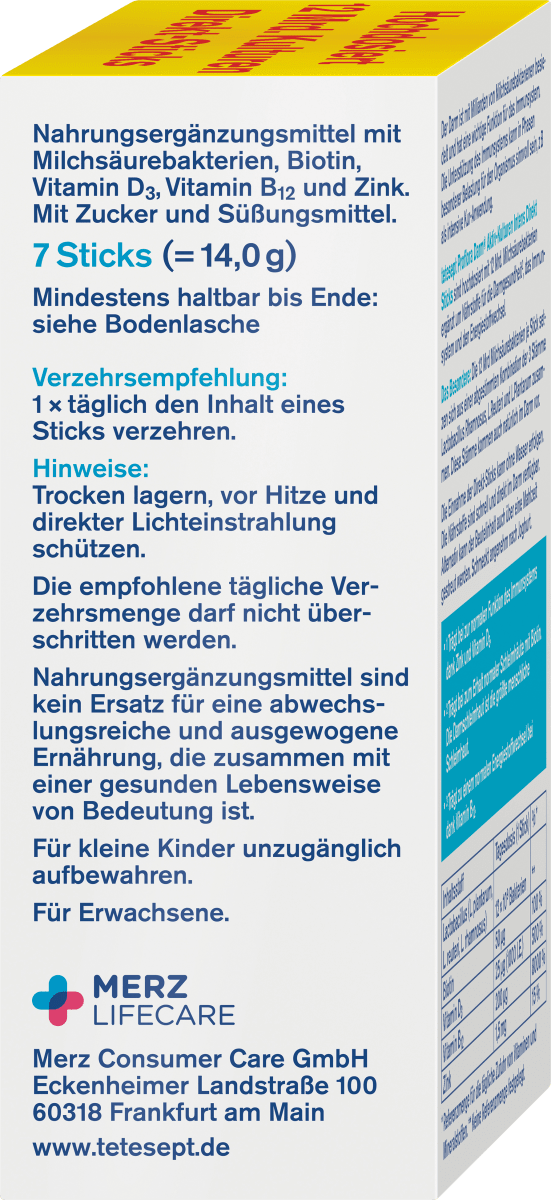 Proflora Darm Aktiv-Kulturen Direkt-Sticks 7 St, 14 g
