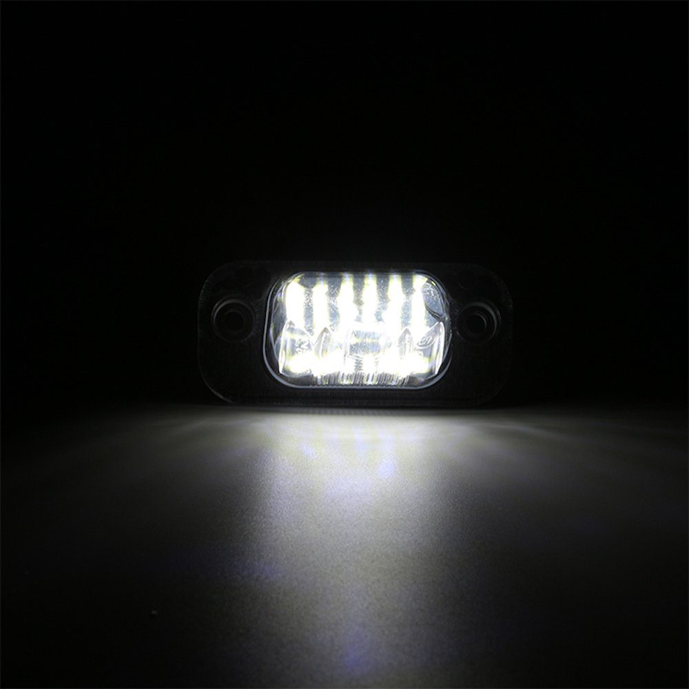 LLCTOOLS Rückleuchte LED Kennzeichenbeleuchtung für VW Golf 3 Polo 6N Seat Ibiza Cordoba, LED fest integriert