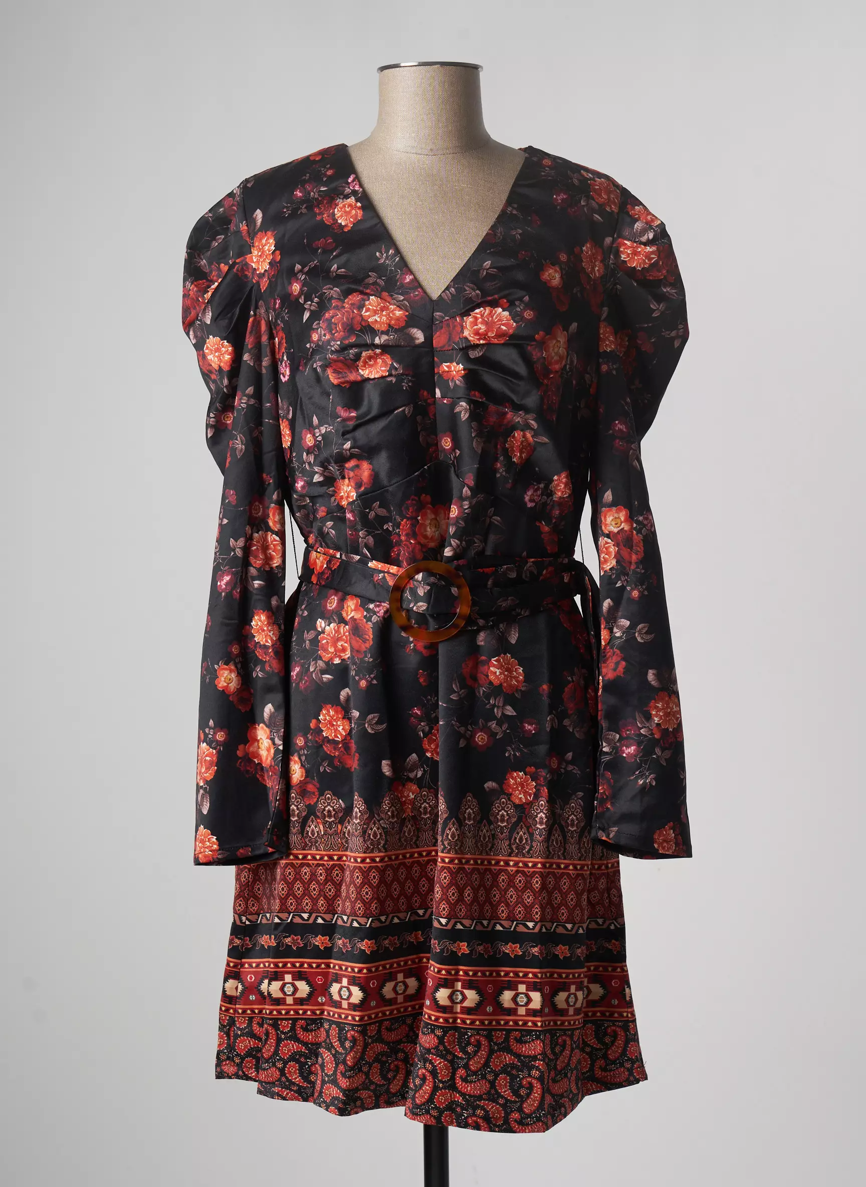 Multiples Robes Mi Longues Femme couleur noir