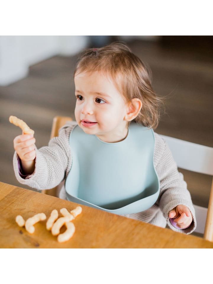 Kindsgut  Silikonlätzchen in Aquamarin günstig kaufen onesize