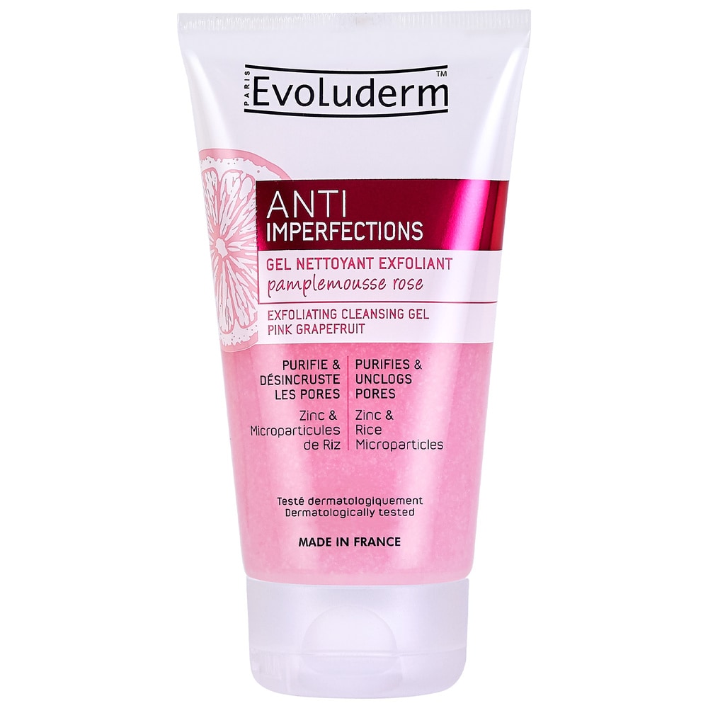 evoluderm Anti-Imperfections Gel Nettoyant Exfoliant