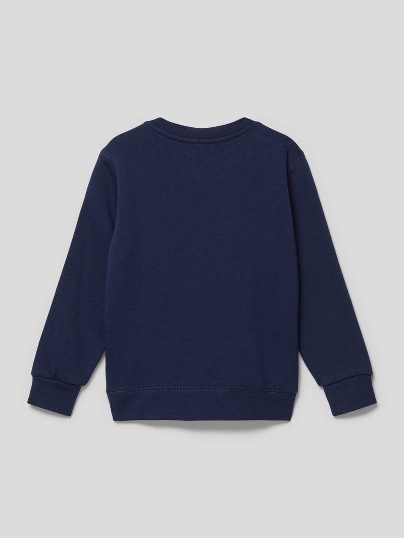 Sweatshirt mit Motiv-Detail in marineblau