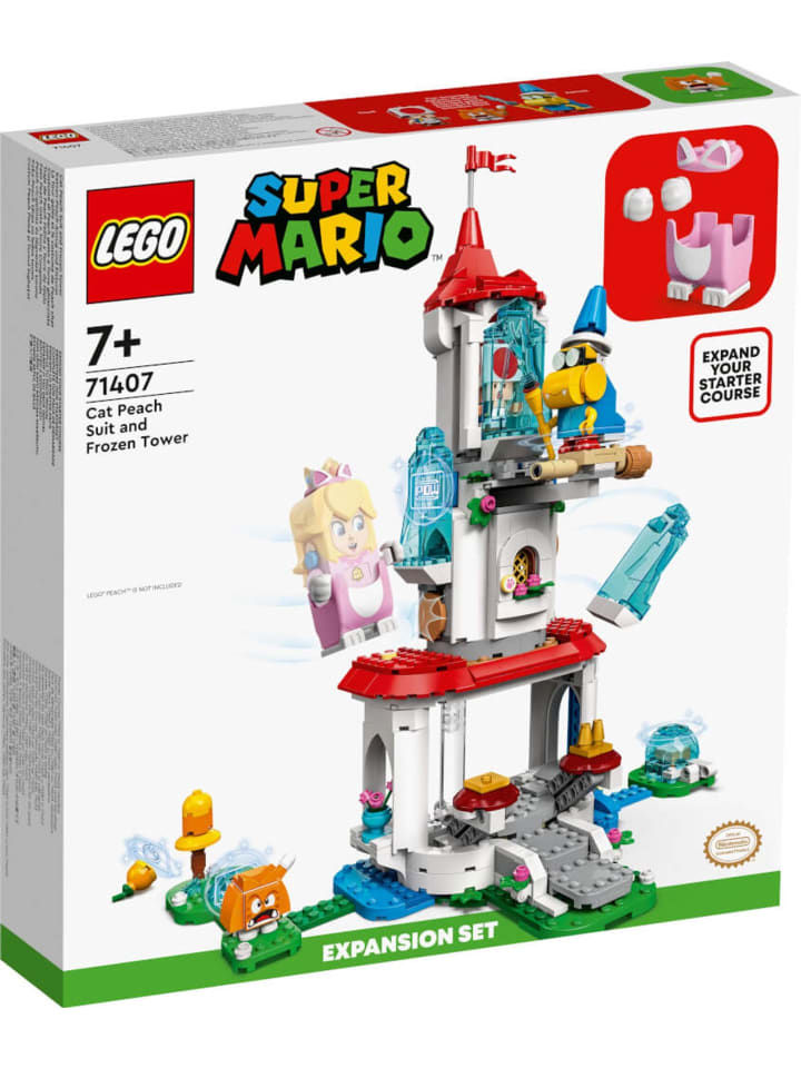 LEGO Super Mario Katzen-Peach-Anzug und Eisturm in Mehrfarbig ab 7 Jahre günstig kaufen onesize