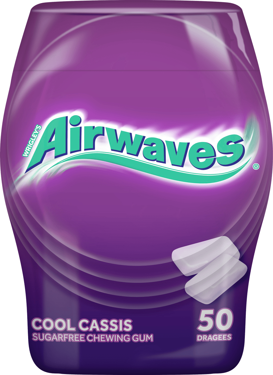 Kaugummi Cool Cassis, zuckerfrei, 50 St