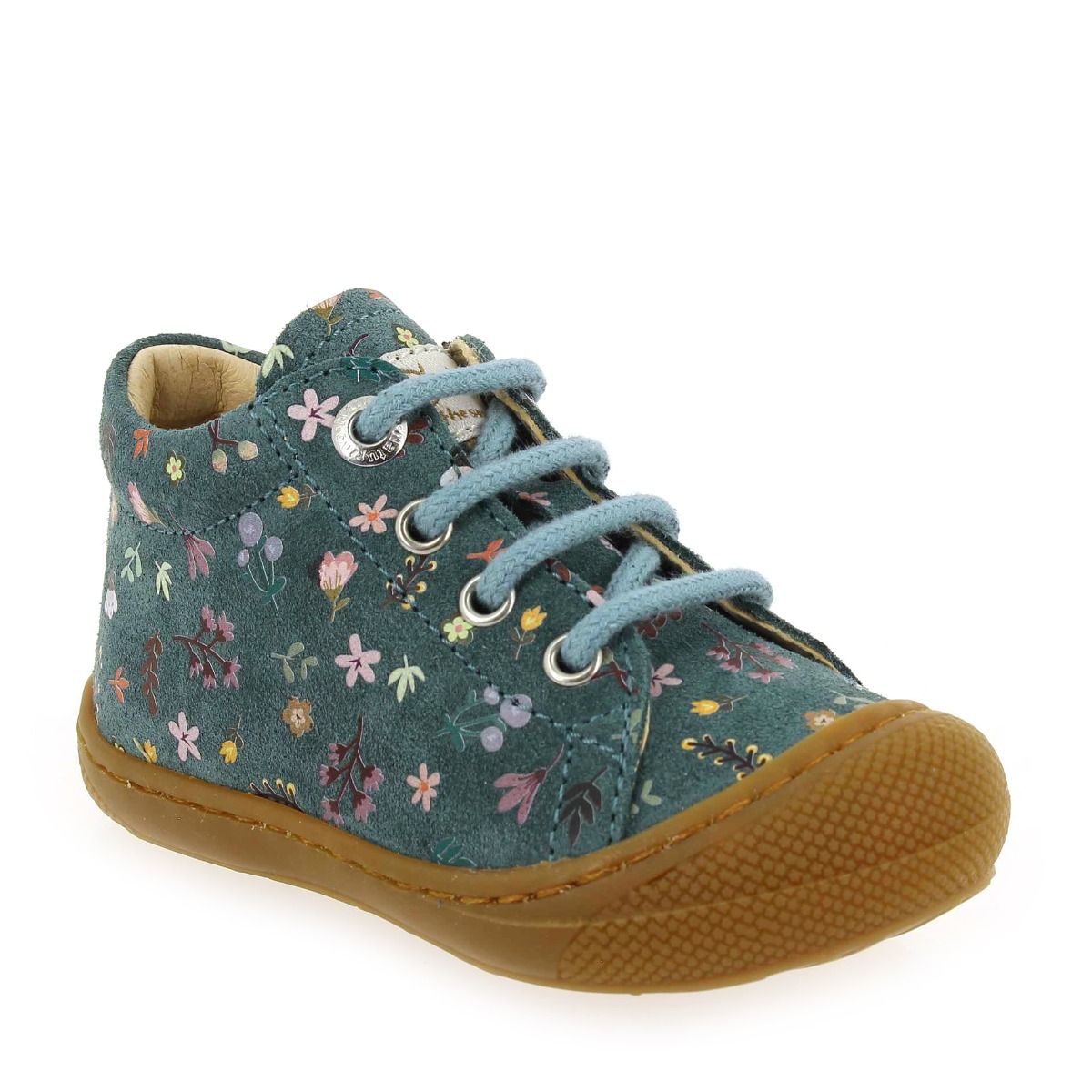 Naturino  COCOON SUEDE PR - Bleu canard Multi