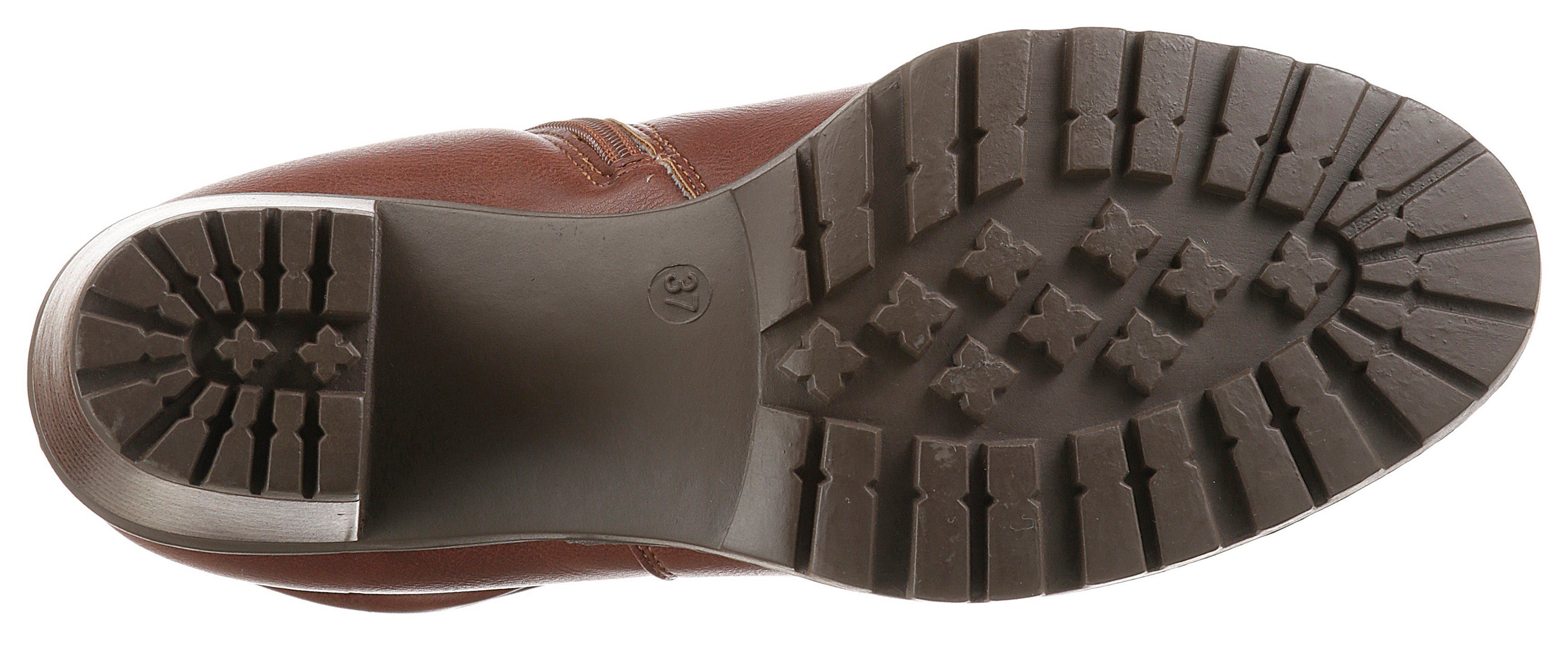 CITY WALK Stiefelette mit gerafftem Schaft