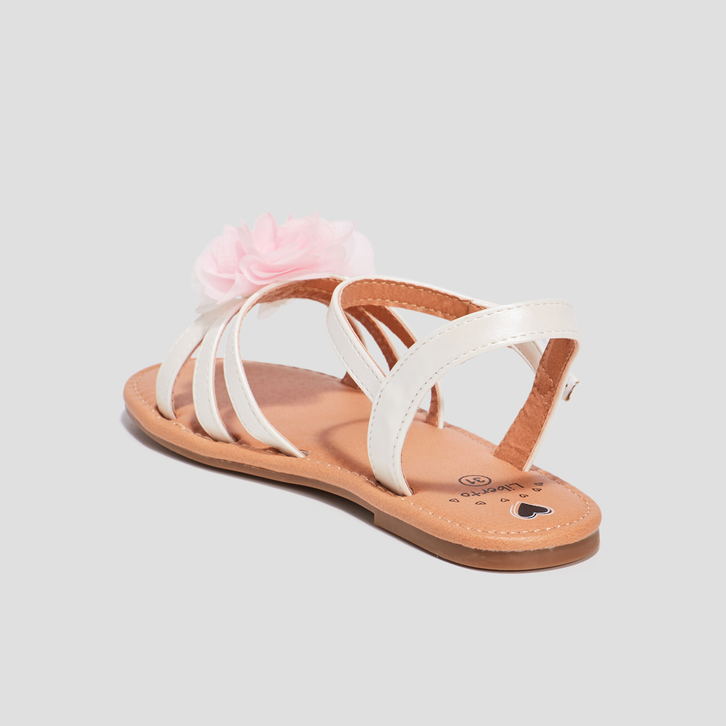 Sandales Liberto blanc fille | La Halle