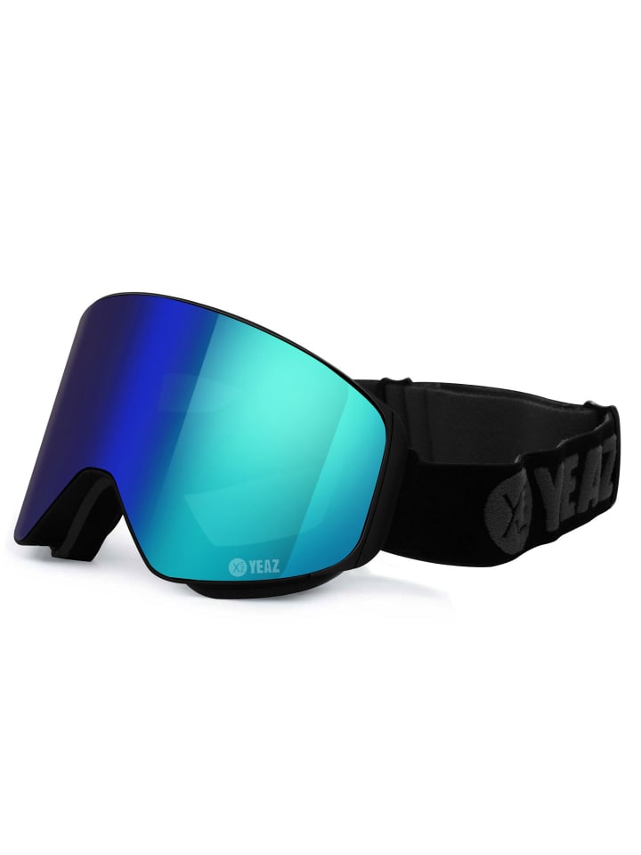 YEAZ APEX Magnet-Ski-Snowboardbrille grün verspiegelt/schwarz in grün günstig kaufen onesize