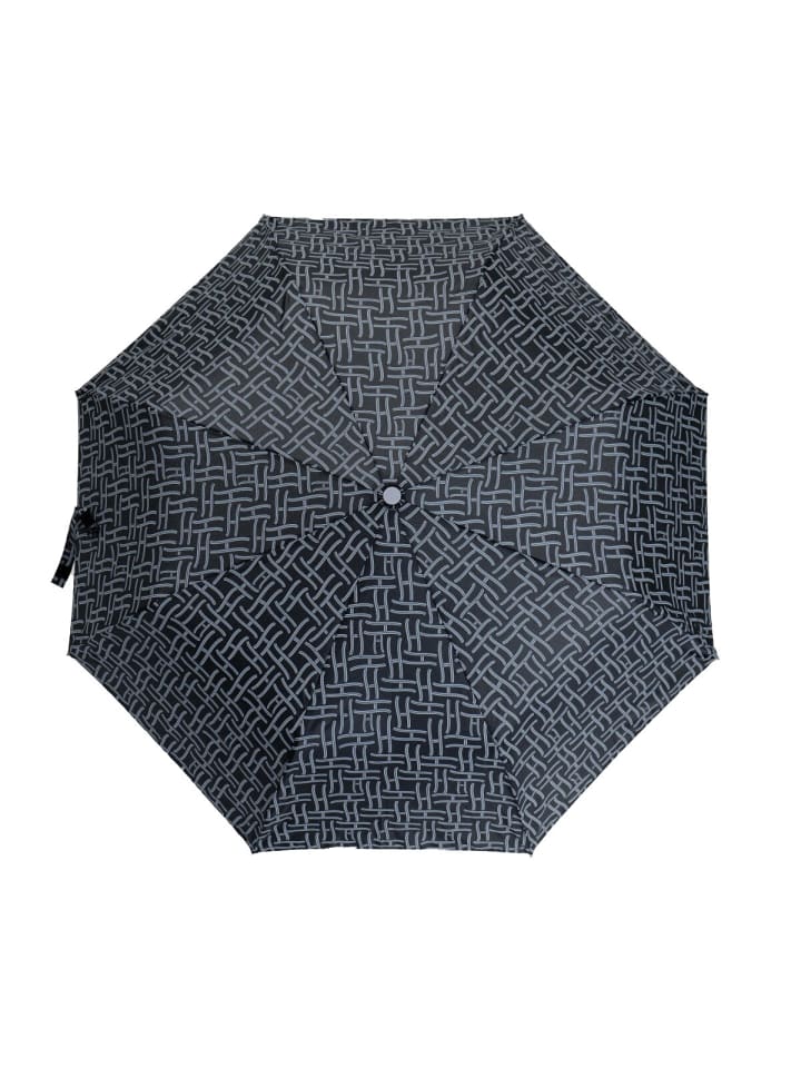 COFI 1453 Teleskop Taschenschirm mit Schutzhülle Fiberglas-Gestell Regeschirm in Grau günstig kaufen onesize