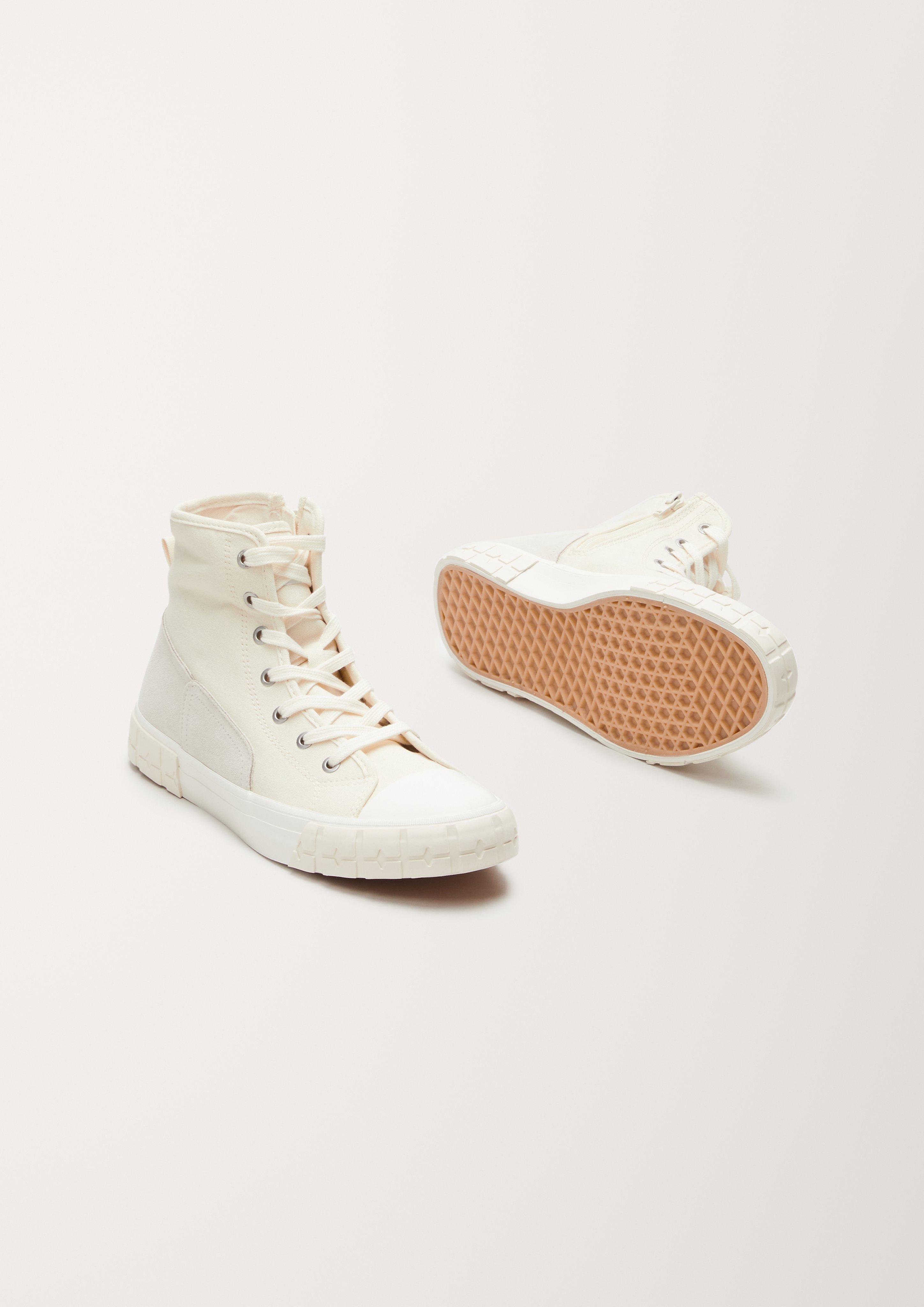 Hohe Sneaker mit Leder-Details  6005692-410