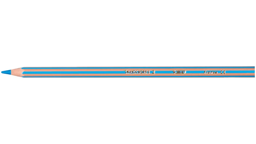 BIC Kids Tropicolors, 12er Set Kinder-Buntstifte, Malstifte ab 5 Jahre, Bruchsichere Mine & ohne Holz