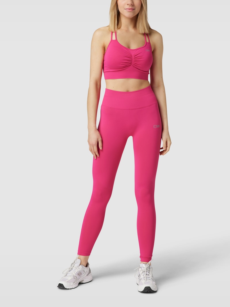 Bustier mit Label-Print Modell 'Define Seamles Scrunch' in pink