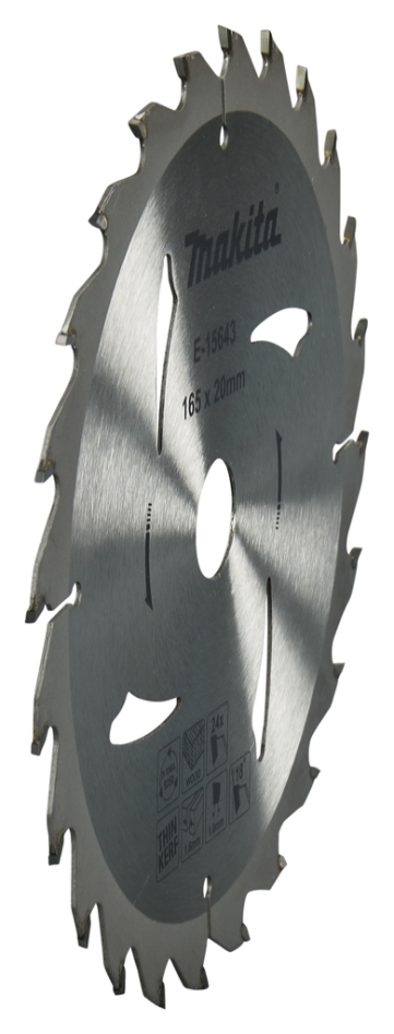 Akcesoria Makita E-15643 Tarcza piły tarczowej do drewna 165 x 20 x 1,6 mm T24