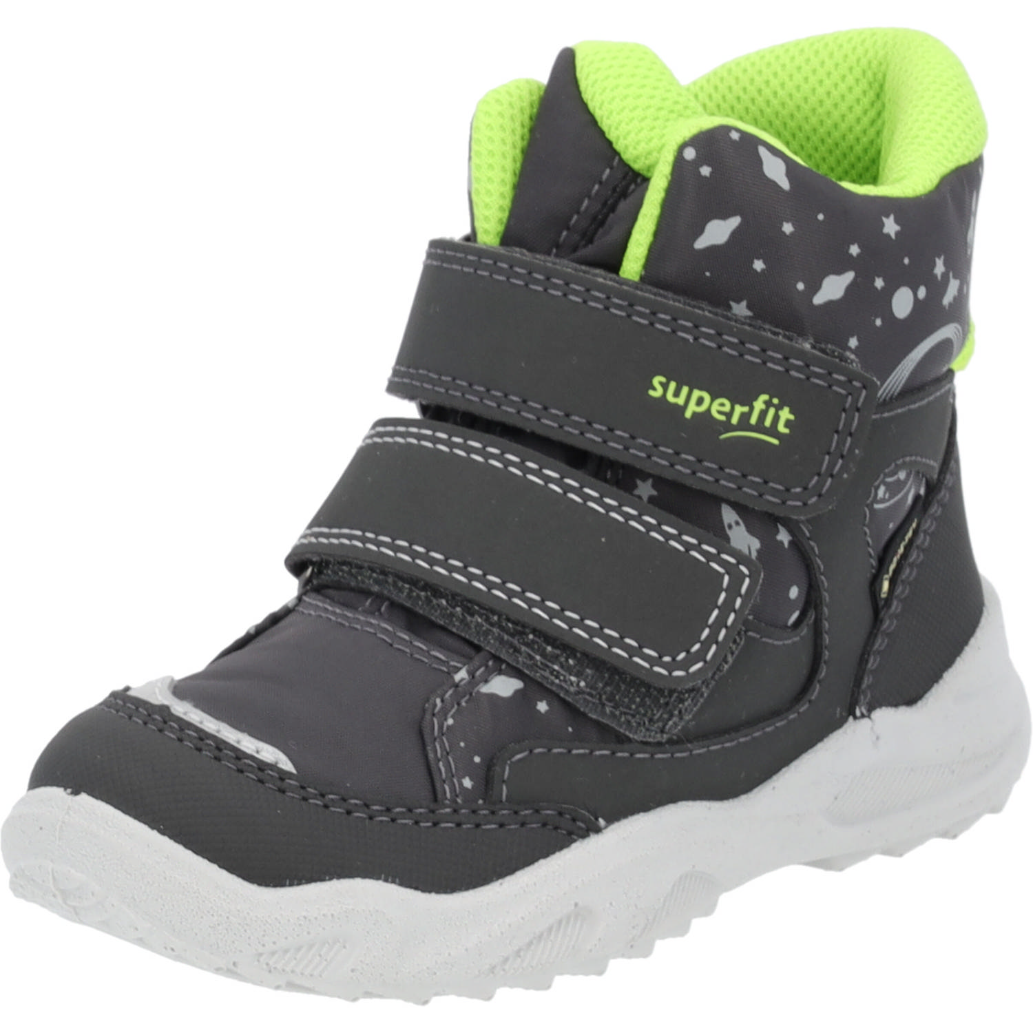 Superfit GLACIER 09236, Lauflernschuhe, Kinder, Grau/Helgrün