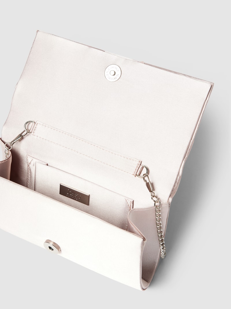 Kuvert-Clutch mit Schleifen-Detail in mauve