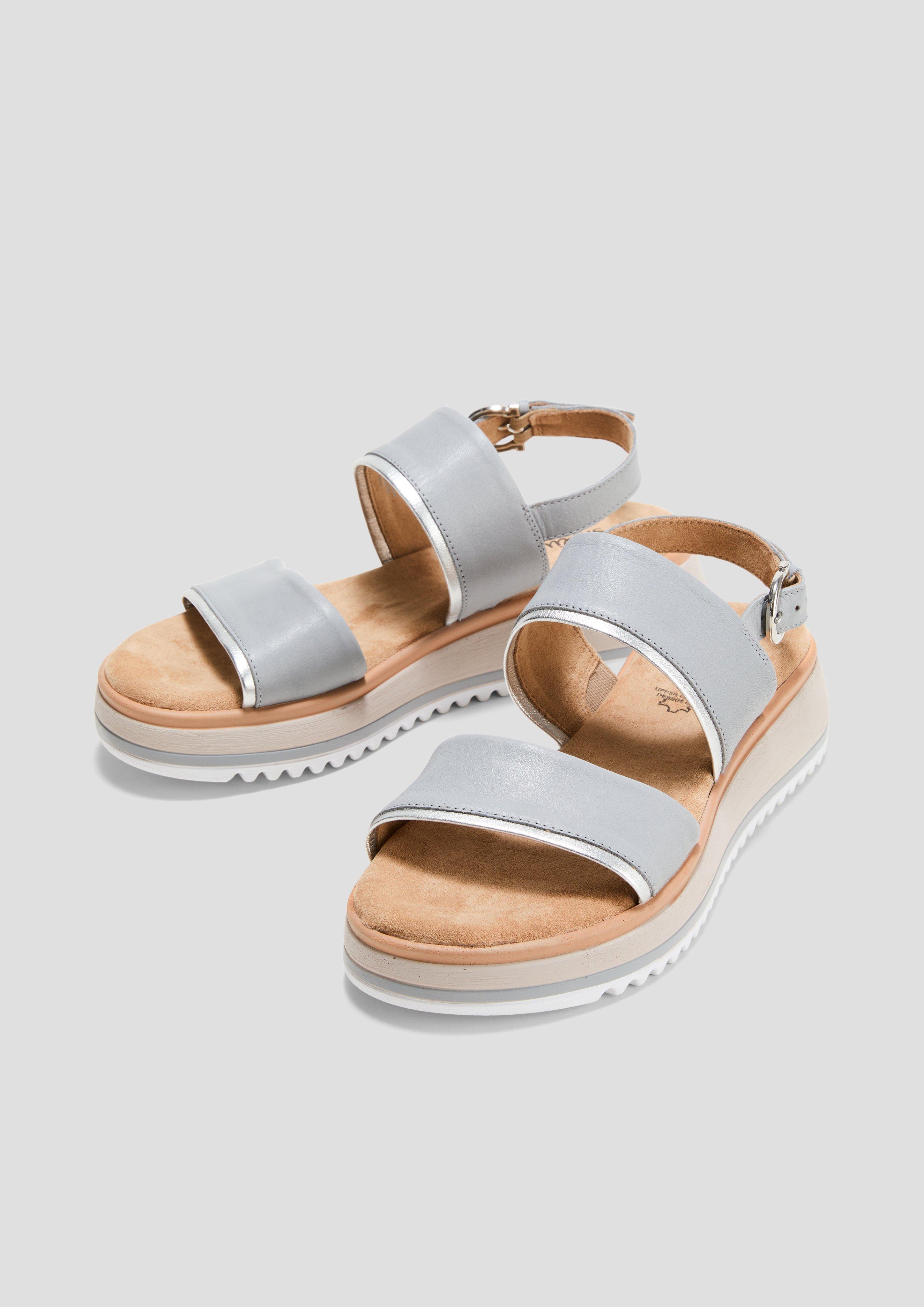 Sandalen mit Lederriemen  6009147-804