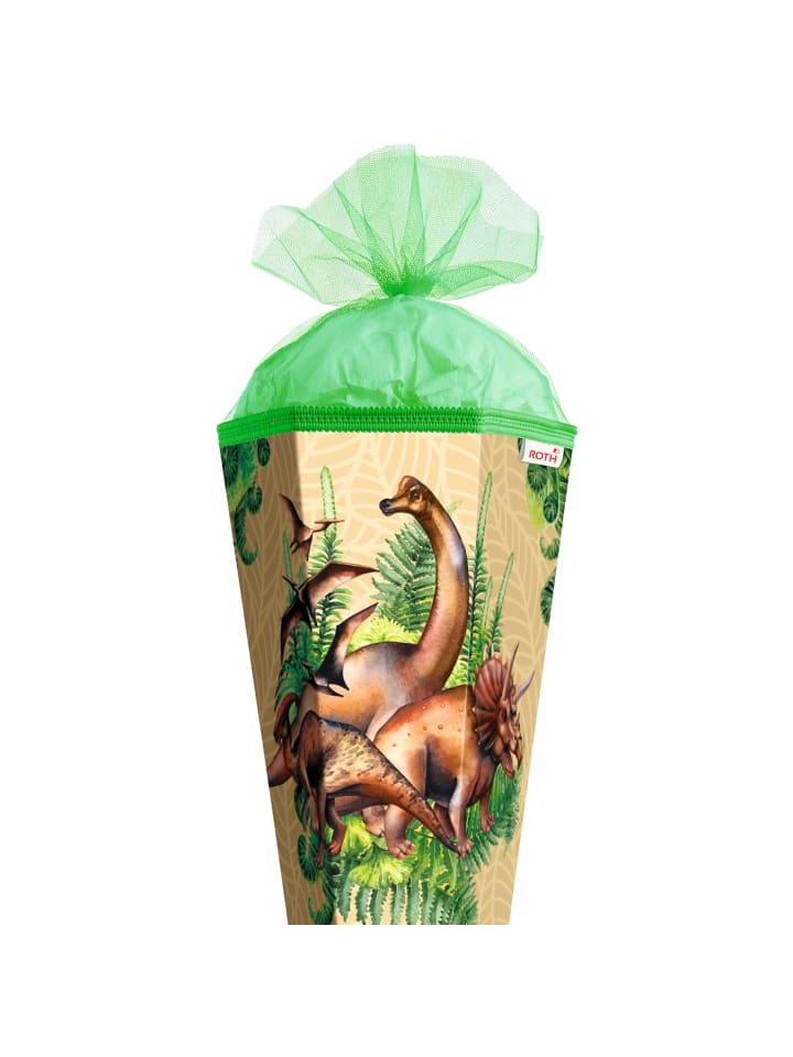 ROTH Schultüte groß Veganosaurus 85 cm in Grün günstig kaufen onesize