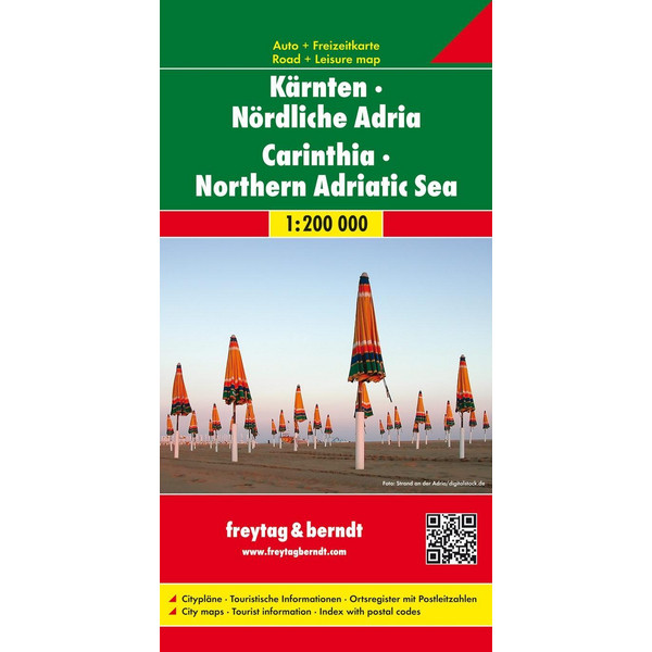 Kärnten - Nördliche Adria 1 : 200 000 - Wanderkarte