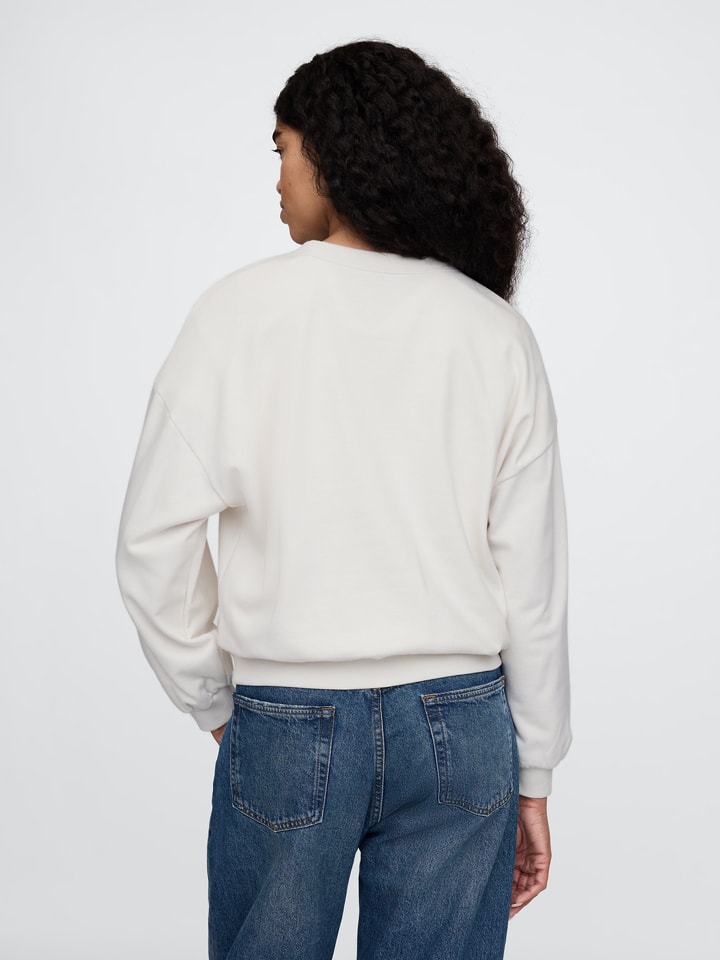 GAP Sweatshirt in Creme günstig kaufen