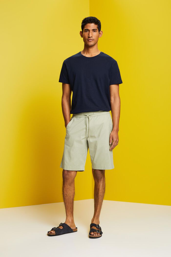 Shorts aus Baumwolltwill