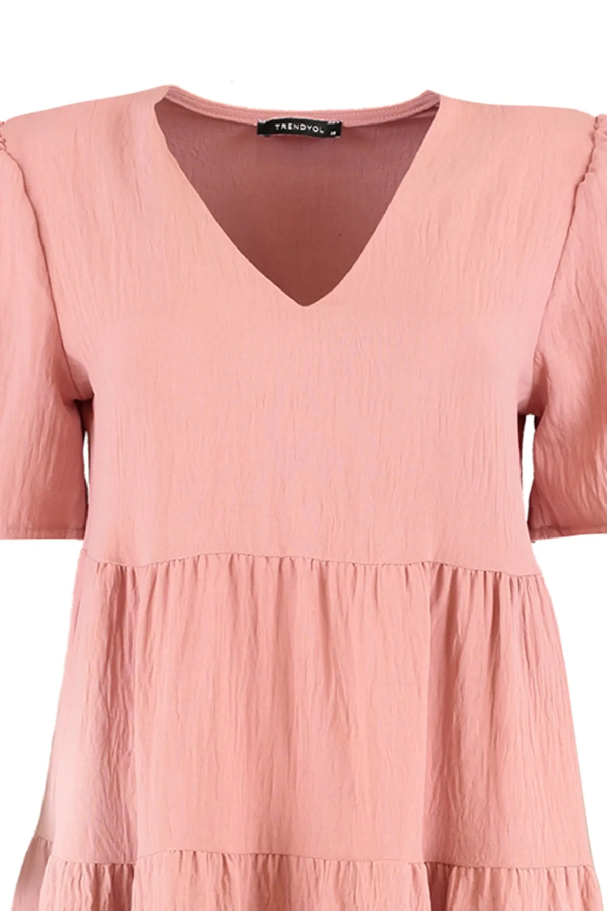 Trendyol Collection  Dusty Rose Mini Woven Wide Cut Webkleid TWOSS20EL0400