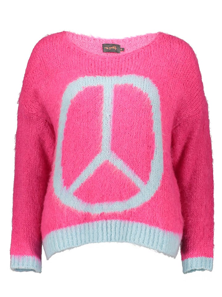 miss goodlife Pullover in Pink/ Hellblau günstig kaufen