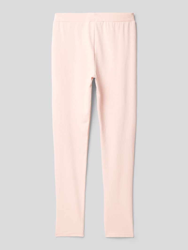 Leggings mit Label-Print Modell 'Lono' in hellrosa